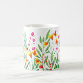 ワイルドフラワー昇華 コーヒーマグカップ (中央)