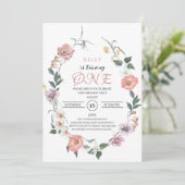 ワイルドフラワー春が1回転祝する 招待状 (スタンド正面)