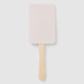 ワイルドフラワー春の結婚式プログラム ハンドファン (裏面)