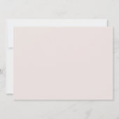 ワイルドフラワー春の結婚式レシピカード (裏面)