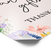 ワイルドフラワー春カードとギフトサイン フォトプリント            (角)