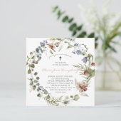 ワイルドフラワー春サマーフローラバプテスマ 招待状 (スタンド正面)