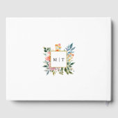 ワイルドフラワー春サマー結婚アーチの写真 ゲストブック (裏面)