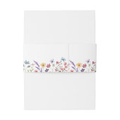 ワイルドフラワー春サマー結婚フローラ 招待状ベリーバンド (裏面例)