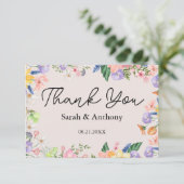 ワイルドフラワー春サンキューカード サンキューカード (スタンド正面)