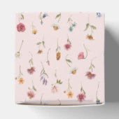 ワイルドフラワー春フローラガールバプテスマパーティー フェイバーボックス (上部)