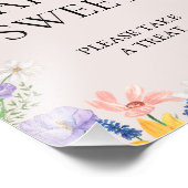 ワイルドフラワー春ベビーは甘いサイン フォトプリント (角)