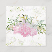 ワイルドフラワー春数を推測するキスカード エンクロージャーカード (裏面)