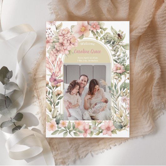 ワイルドフラワー春誕生のお知らせ 招待状