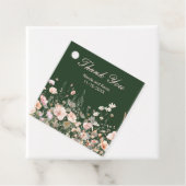 ワイルドフラワー春赤面ピンク結婚フローラ フェイバータグ (インサイチュ)