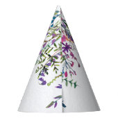ワイルドフラワー最初の誕生日パーティーハット パーティーハット (裏面)