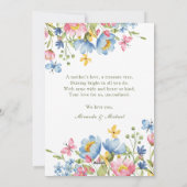 ワイルドフラワー最高のブーケムムエバーマザーズデイ シーズンカード (裏面)