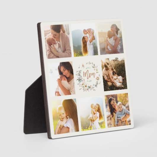 ワイルドフラワー最高のマー常に写真コラージュ フォトプラーク (正面)