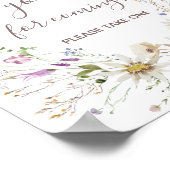 ワイルドフラワー来ズの好意サイン ポスター (角)