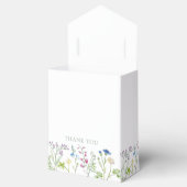 ワイルドフラワー植物青結婚水色 フェイバーボックス (オープン)