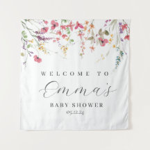 ワイルドフラワー歓迎サイン、ワイルドフラワーのポスター