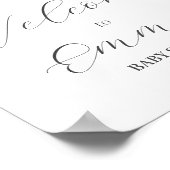 ワイルドフラワー歓迎サイン、ワイルドフラワーのポスター ポスター (角)