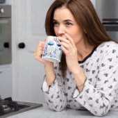 🌸🎨ワイルドフラワー水彩色🌼🍃 コーヒーマグカップ