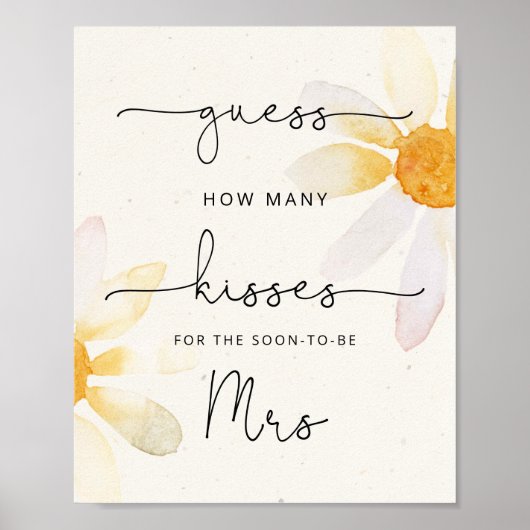 ワイルドフラワー水彩花ハウメニーキス ポスター (正面)