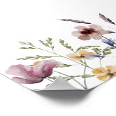 ワイルドフラワー深夜おむつサイン ポスター (角)