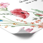 ワイルドフラワー深夜おむつサイン ポスター (角)