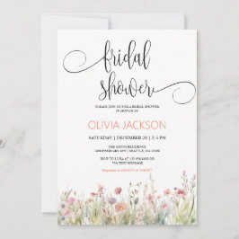 ワイルドフラワー潮汐シャワー招待状 シーズンカード