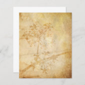 ワイルドフラワー熟成ウォーター色スクラップブック紙 (正面/裏面)