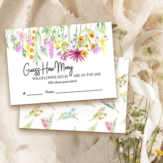 ワイルドフラワー牧草地のゲームカードの数を推測 エンクロージャーカード