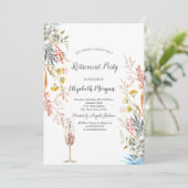 ワイルドフラワー牧草地の乾燥、ガラスの引退 招待状 (スタンド正面)