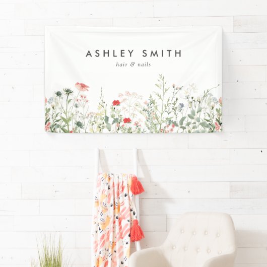 ワイルドフラワー牧草地ビジネス 横断幕 (インサイチュ)