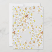 ワイルドフラワー牧草地フローラブライダルシャワー招待状 招待状 (裏面)