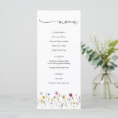 ワイルドフラワー牧草地メニュー メニュー (スタンド正面)