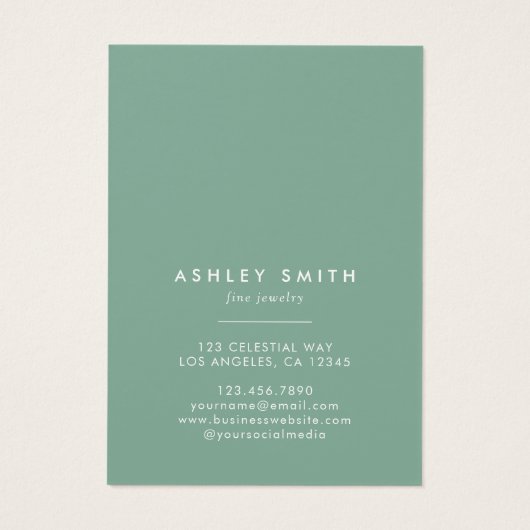 ワイルドフラワー牧草地耳鳴り表示カード (裏面)