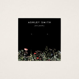 ワイルドフラワー牧草地耳鳴り表示カード