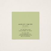 ワイルドフラワー牧草地耳鳴り表示カード (裏面)