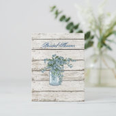 ワイルドフラワー白漆塗りフランスのの木戸国の結婚式 招待状 (スタンド正面)