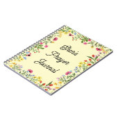 ワイルドフラワー祈りの言葉ジャーナル ノートブック (左側)