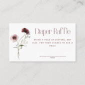 ワイルドフラワー秋おむつラッフルエンクロージャカード エンクロージャーカード (正面)