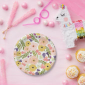 ワイルドフラワー紙プレート ペーパープレート (パーティー)