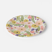 ワイルドフラワー紙プレート ペーパープレート (アングル)