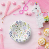 ワイルドフラワー紙プレート ペーパーボウル (パーティー)