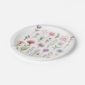 ワイルドフラワー紙プレート,17.78 cm紙プレート ペーパープレート (アングル)