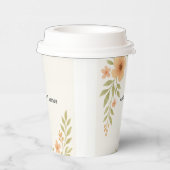 ワイルドフラワー素朴の結婚紙カップ 紙コップ (右)