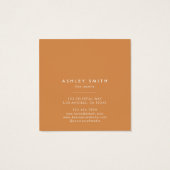 ワイルドフラワー素朴イヤリング表示カード (裏面)