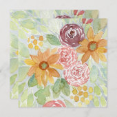 ワイルドフラワー素朴ウォーターのカラーカード (正面/裏面)