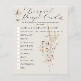 ワイルドフラワー素朴エレガントブライダルシャワーゲーム