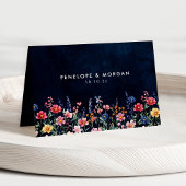 ワイルドフラワー素朴カントリーゲスト名座席表 テーブルナンバー