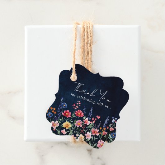 ワイルドフラワー素朴カントリーボホフローラありがとうございました フェイバータグ (インサイチュ)