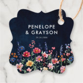 ワイルドフラワー素朴カントリーボホフローラありがとうございました フェイバータグ (裏面)