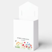 ワイルドフラワー素朴ガーデン春ウォーターカラー結婚ズ フェイバーボックス (オープン)